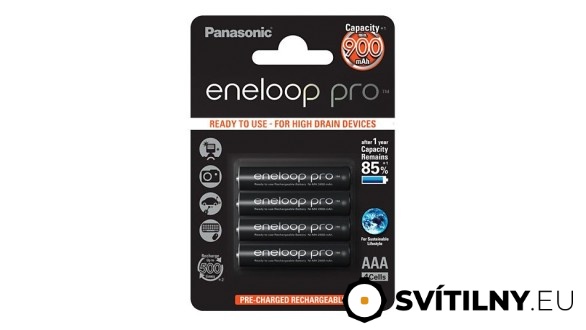 Panasonic Eneloop Pro AAA NiMH 4ks