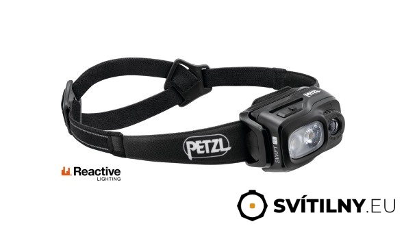 Nabíjecí čelovka Petzl Swift RL 2023 - černá