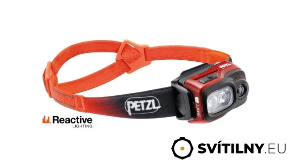 Nabíjecí čelovka Petzl Swift RL 2023 - oranžová