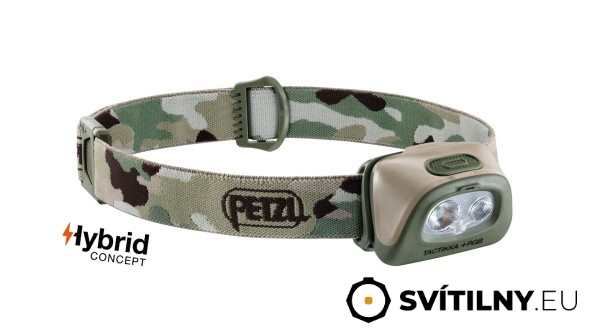 Čelovka Petzl Tactikka+ RGB - kamufláž