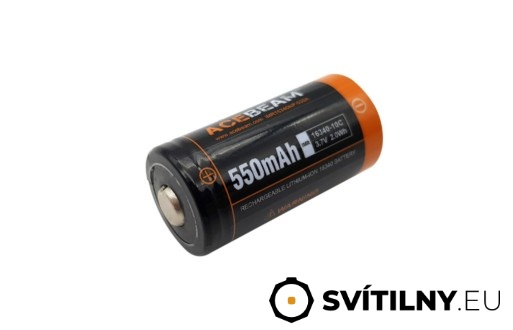 Akumulátor AceBeam RCR123A 550mAh (Li-Ion)