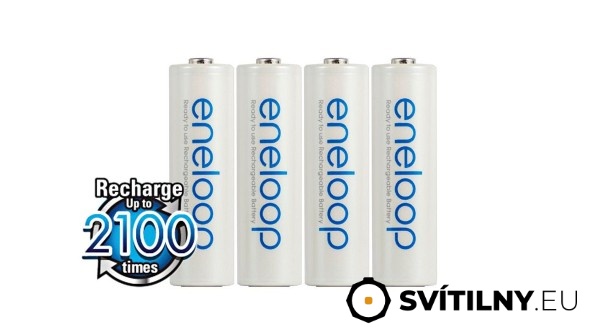 Panasonic Eneloop AA NiMH 4ks 2100 cyklů