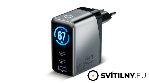 everActive 67W GaN 1xUSB + 2xUSB-C