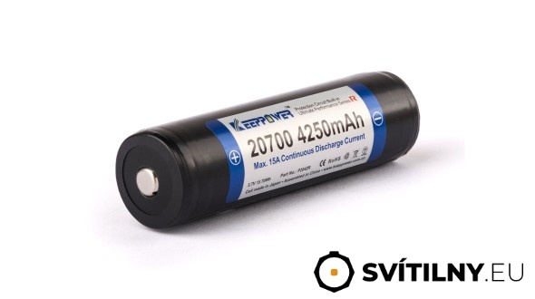 Akumulátor Keeppower 20700 4250mAh (Li-Ion)