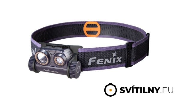 Nabíjecí čelovka Fenix HM65R-DT - tmavě fialová
