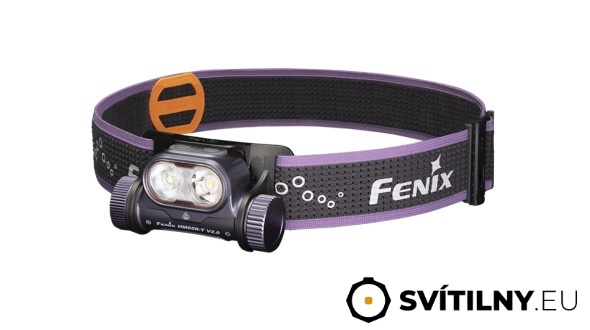 Nabíjecí čelovka Fenix HM65R-T V2.0 - tmavě fialová
