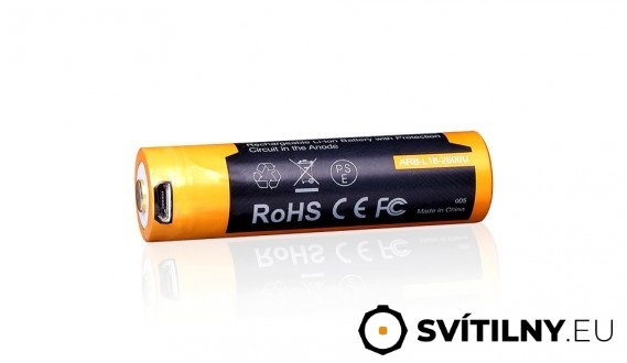 Dobíjecí USB baterie Fenix 18650 2600 mAh (Li-ion)