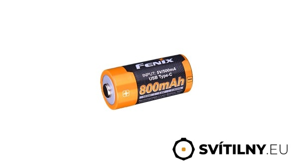 Fenix RCR123A 800 mAh USB-C Li-ion