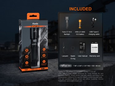Nabíjecí svítilna Fenix C7 V2.0