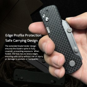 Oknife U1 Pro Carbon Fiber Overlay