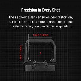 Olight Osight SE Red 6 MOA Dot