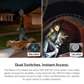 Olight Baton 4 Pro - černá