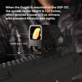 Osight Picatinny montáž zvýšená OSP-157