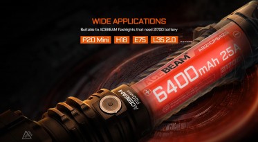 Akumulátor AceBeam USB-C 21700 6400 mAh (Li-Ion)