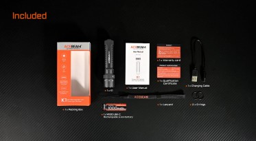 AceBeam K1 EDC - černá