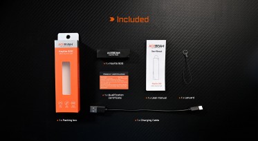 Nabíjecí baterka Acebeam Keylite - černá