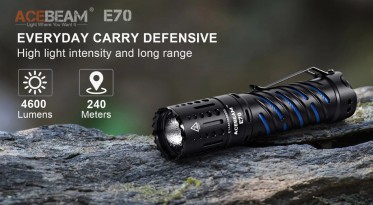 Svítilna AceBeam E70-AL