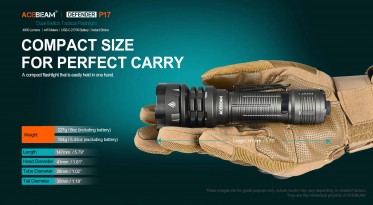 Taktická svítilna AceBeam P17 Defender