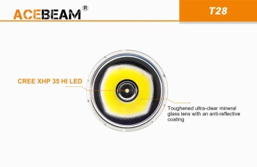 Pátrací nabíjecí svítilna AceBeam T28