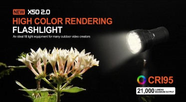 Nabíjecí svítilna AceBeam X50.2 High CRI