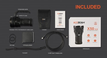Nabíjecí svítilna AceBeam X50.2 High CRI