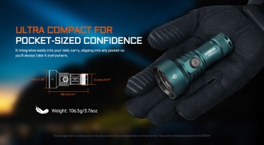 Svítilna AceBeam E10 2.0 - černá