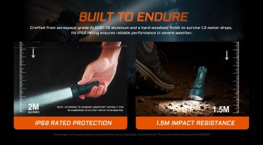 Svítilna AceBeam E10 2.0 - černá