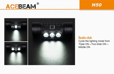 Čelovka AceBeam H50 Samsung LED