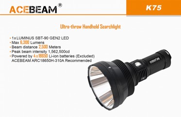 AceBeam K75 - sleva testovací kus