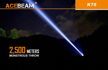 Vyhledávací svítilna AceBeam K75