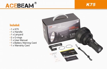 AceBeam K75 - sleva testovací kus