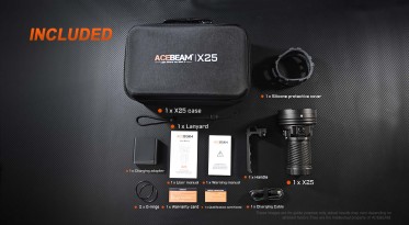 Vyhledávací svítilna AceBeam X25-BP