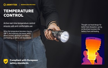 Armytek Barracuda Pro Max Magnet USB PCB White