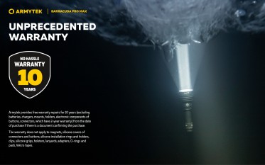 Armytek Barracuda Pro Max Magnet USB PCB White