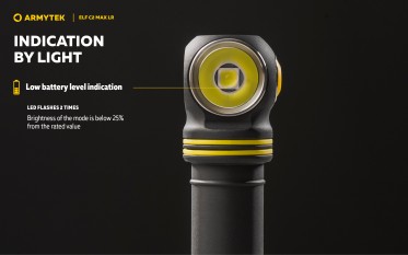Armytek Elf C2 Max LR USB-C PCB White