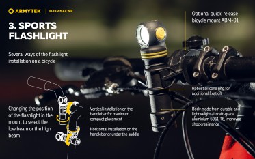 Armytek Elf C2 Max WR USB-C PCB Warm