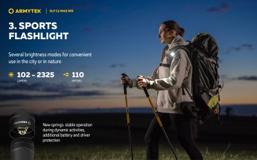 Armytek Elf C2 Max WR USB-C PCB Warm