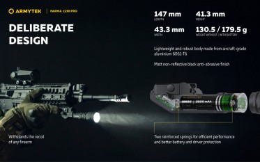 Zbraňová svítilna Armytek Parma C2IR PRO