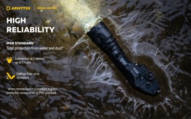 Zbraňová svítilna Armytek Parma C2IR PRO