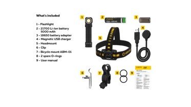 Čelovka Armytek Wizard C2 Pro MAX Warm (teplejší odstín)
