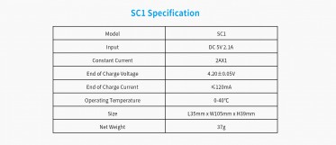 USB nabíječka Xtar SC1 (Li-ion)