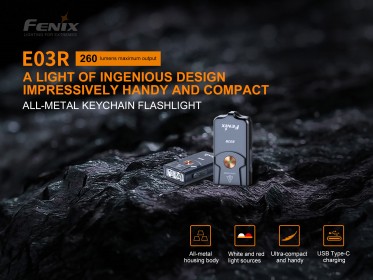 Nabíjecí baterka Fenix E03R