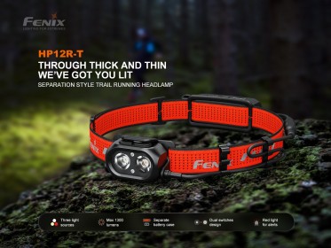 Čelovka Fenix HP12R-T - celočerná