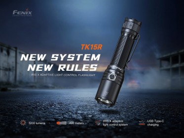 Taktická nabíjecí svítilna Fenix TK15R