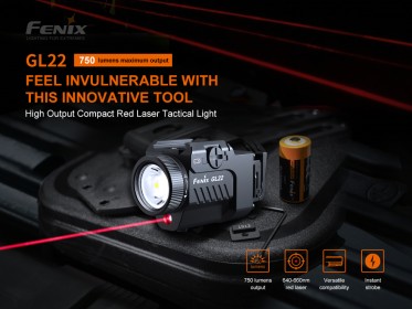 Zbraňová laserová svítilna Fenix GL22