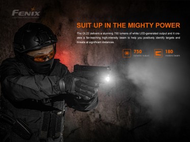 Zbraňová laserová svítilna Fenix GL22