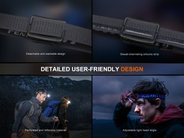 Nabíjecí čelovka Fenix HL12R V2.0 - černá