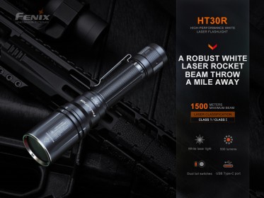 Nabíjecí laserová svítilna Fenix HT30R