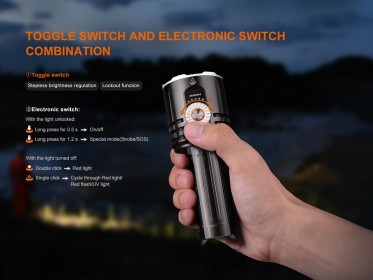 Nabíjecí pátrací svítilna Fenix LR35R PRO