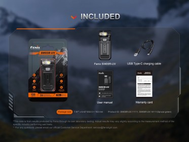 Fenix SW05R-UV - černá